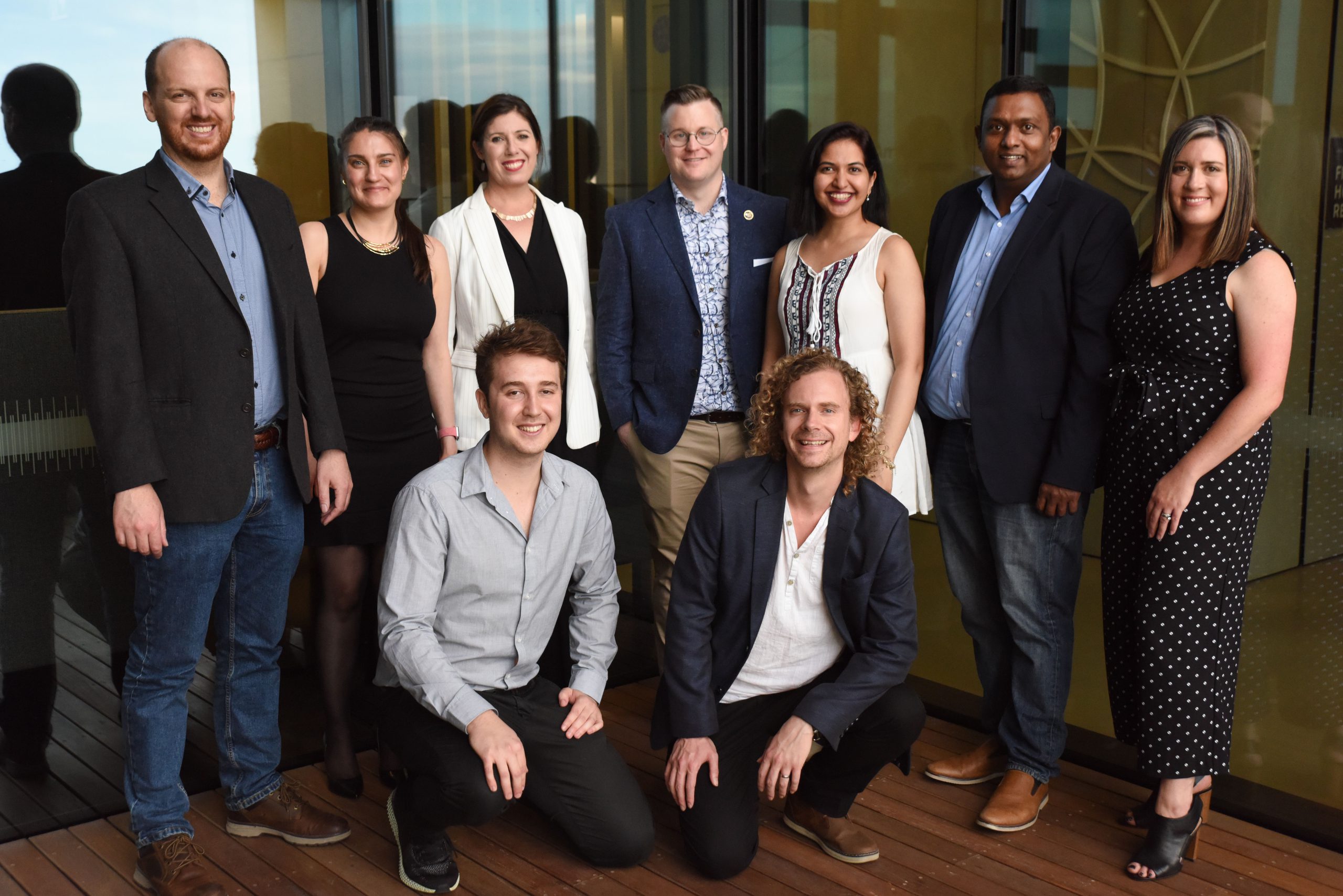 Venture Catalyst Space graduates with director Jasmine Vreugdenburg