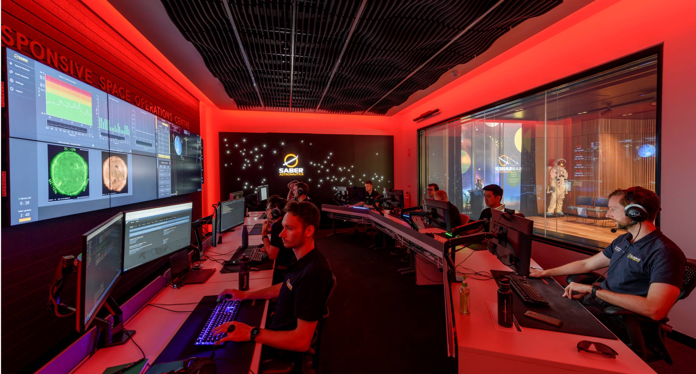 Sabre Astronautics Mission Control Centre at Lot Fourteen