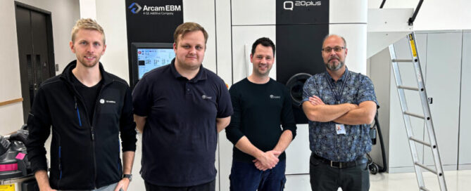 VPG engineers at Arcam Training in Sweden